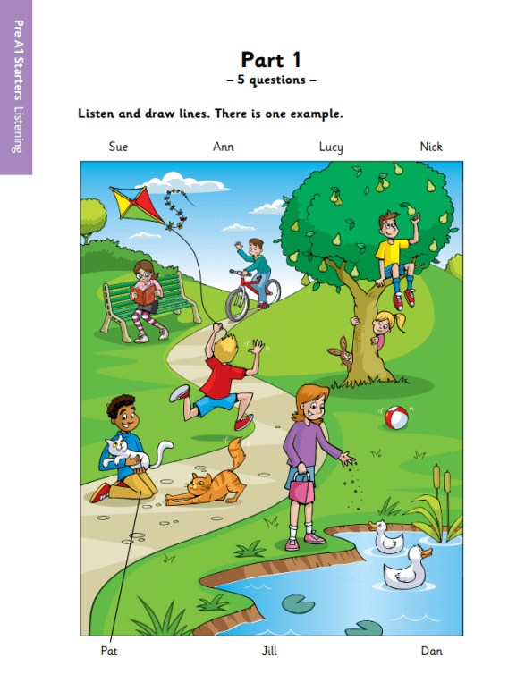 Ee 026b Yle Pre A1 Starters Listening Exam Exam Seekers